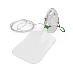 Non-Rebreathing Oxygen Mask, Adult and Pediatric