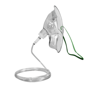Elongated Oxygen Mask and Tubing, Adult and Pediatric