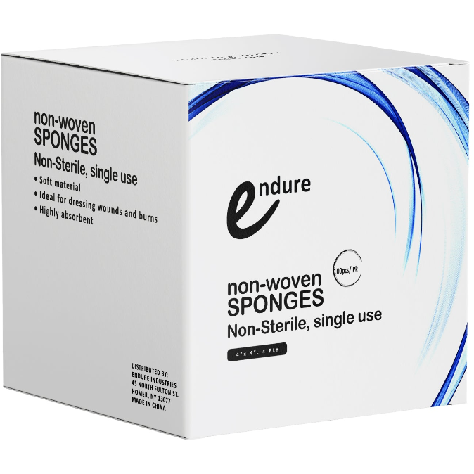 Non-Woven Sponges (Non-Sterile, 2x2"/4x4")
