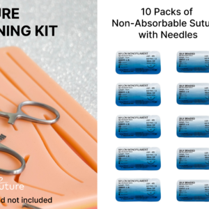 Suture Training Kit | 10 Packs Non-absorbable Sutures