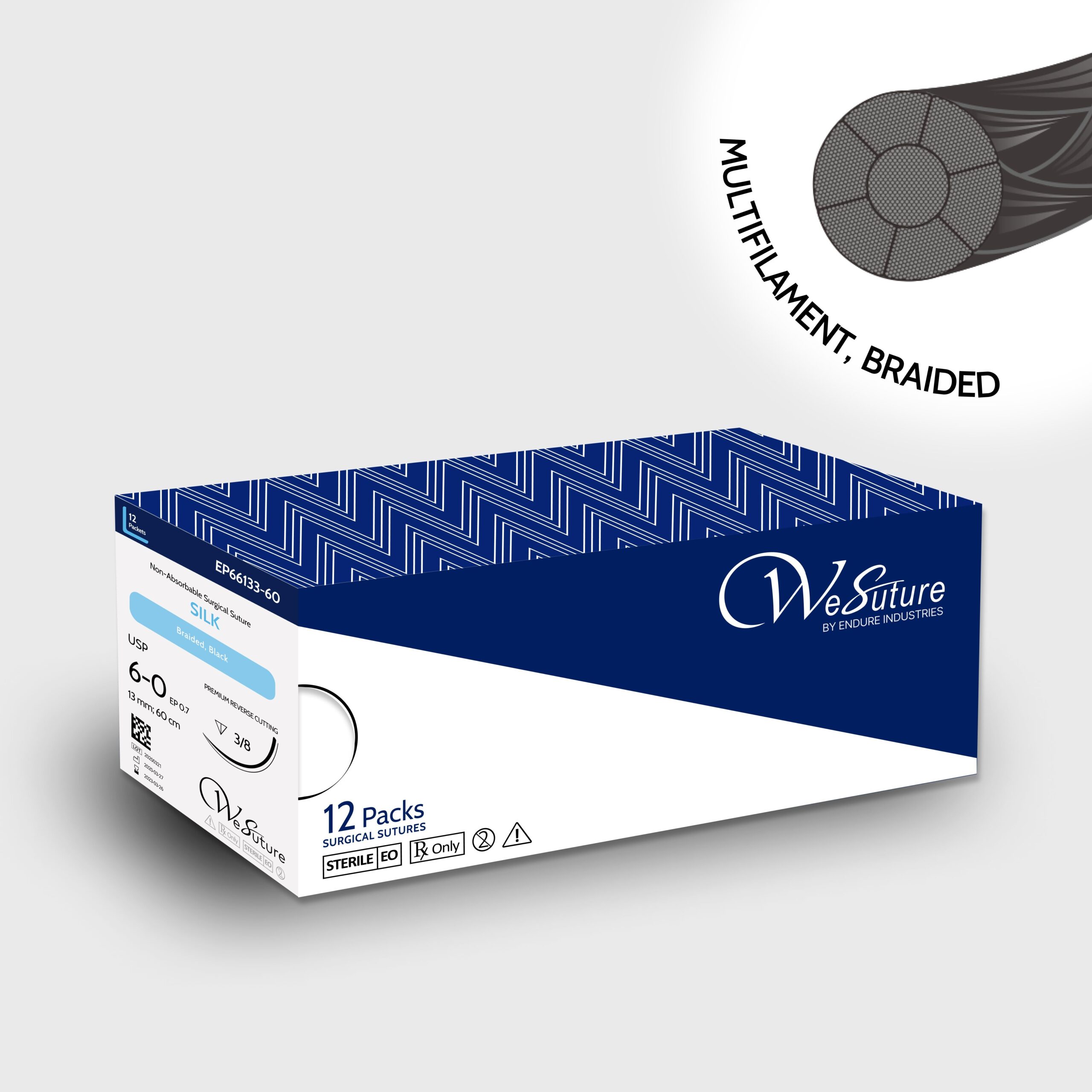 SILK Surgical Sutures (12pcs/box)