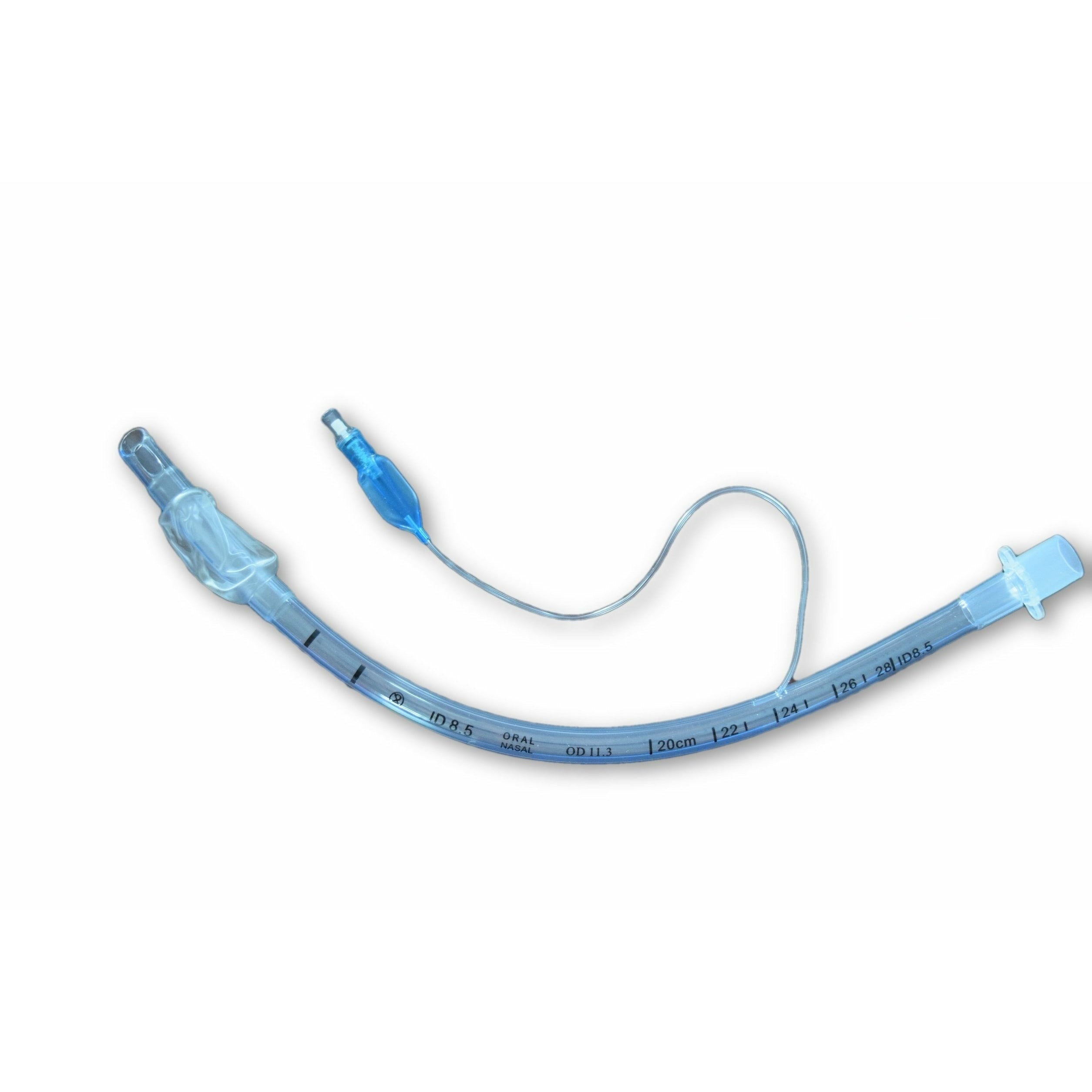 Endotracheal Tube, Standard, Cuffed (Sizes 3.5 mm–9.0 mm)